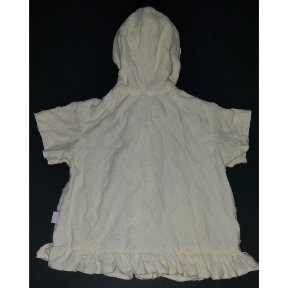 Piglet Butterfly Hooded Jacket Top Baby Girl 12 Months Cream Pink Walt Disney - Picture 6 of 7